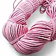 Pink Braided Elastic 100mt Bundle LYV000PINK