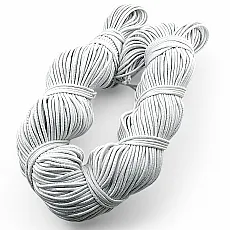 Braided Elastic White 100mt Bundle LYV000WHITE