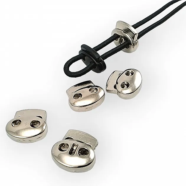 Two Hole 4.5 mm Hole Diameter Stopper Metal Stopper - Top Press NS004500
