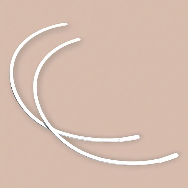 Nylon Covered 80 Size Bra Underwire 50 Pieces / Pack PIRN00080BLN