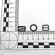 11 mm / 0.43" Bra Strap Adjustment Buckle - Hook and Ring Set of 3 Parts Metal Nylon Coated PIR720011 11 mm / 0.43" Bra Strap Adjustment Buckle - Hook and Ring Set of 3 Parts Metal Nylon Coated PIR720011