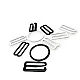 20 mm / 0.80" Bra Strap Adjustment Buckle - Hook and Ring Set Metal Nylon Coated PIR720020 20 mm / 0.80" Bra Strap Adjustment Buckle - Hook and Ring Set Metal Nylon Coated PIR720020