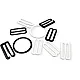 20 mm / 0.80" Bra Strap Adjustment Buckle - Hook and Ring Set Metal Nylon Coated PIR720020 20 mm / 0.80" Bra Strap Adjustment Buckle - Hook and Ring Set Metal Nylon Coated PIR720020
