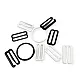 20 mm / 0.80" Bra Strap Adjustment Buckle - Hook and Ring Set Metal Nylon Coated PIR720020 20 mm / 0.80" Bra Strap Adjustment Buckle - Hook and Ring Set Metal Nylon Coated PIR720020