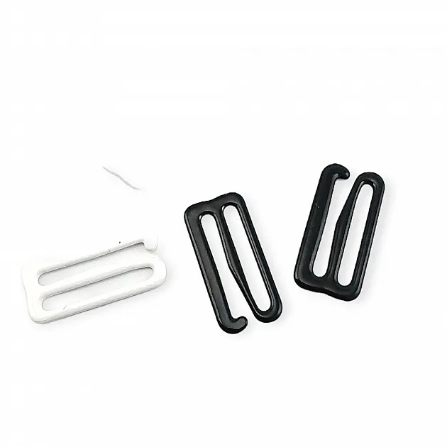 22 mm (0.87 inch) Bra Hook - Metal Nylon Coated PIR750022