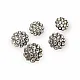 Rhinestone Button Black and White Rhinestone Button23 mm 36 L  Jacket and Coat Button PBT0024