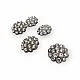 Rhinestone Button Black and White Rhinestone Button23 mm 36 L  Jacket and Coat Button PBT0024