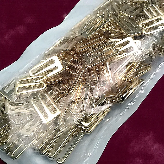 Bra Hook 2 cm Swimsuit and Underwear Hook Gold Color 100 Pieces / Pack PBT0039PROMO