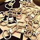 1.5 cm Keychain Hook Gold Color Parrot Hook 50 Pieces / Pack A 546 PROMO