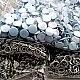 Prong Snap Fastener with Cover 9.5mm - 3/8" Pastel Blue Painted Stainless 250 Pcs/Pack C0014PromoPBlue