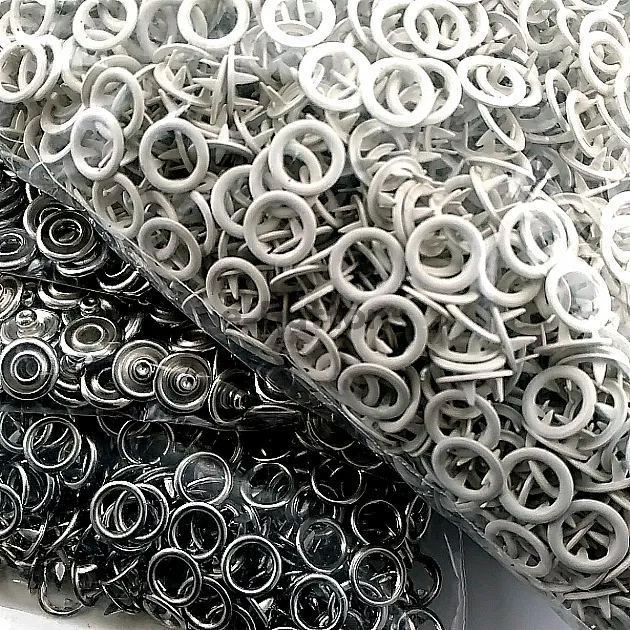 Bebe Çıt Çıtı8 mm Kemik Renk Klikıt Çıtçıt 250 Adet ERBCLK0008PKKemik