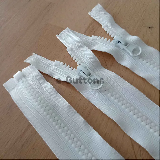 Molded Plastic Jacket Zipper 55 cm #5 21,66" Separated ZPK0055T5PROMO