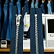 #4.5 7" Pant Zipper Metal Zipper Nickel ZPM0001PNT