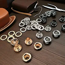 Curved Eyelet Iron 4.5 mm 0,19" Special Coated No. 2 - Hanger Coated Bag Eyelet SB 13785