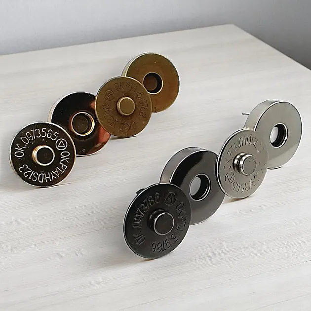 Çanta Mıknatısı 18 mm - Mıknatıslı Çanta Çıt Çıtı Plus Kalite SB 2824