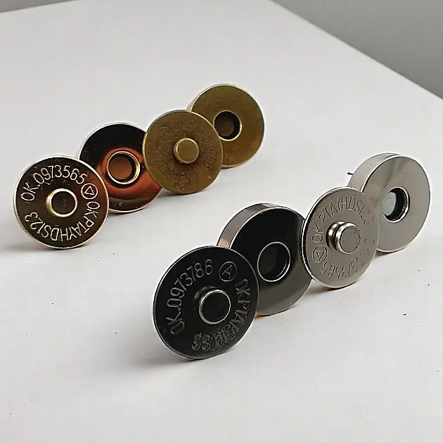 Çanta Mıknatısı 18 mm - Mıknatıslı Çanta Çıt Çıtı Plus Kalite SB 2824