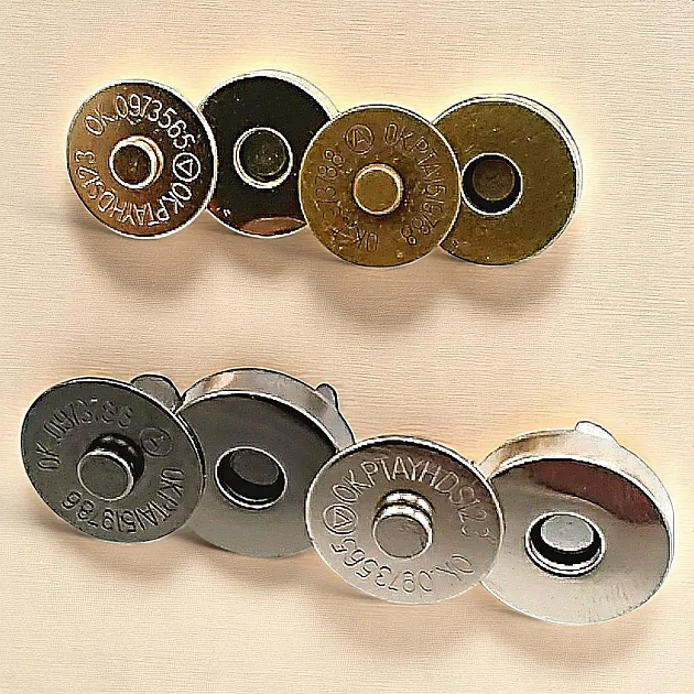 Çanta Mıknatısı 18 mm - Mıknatıslı Çanta Çıt Çıtı Plus Kalite SB 2824