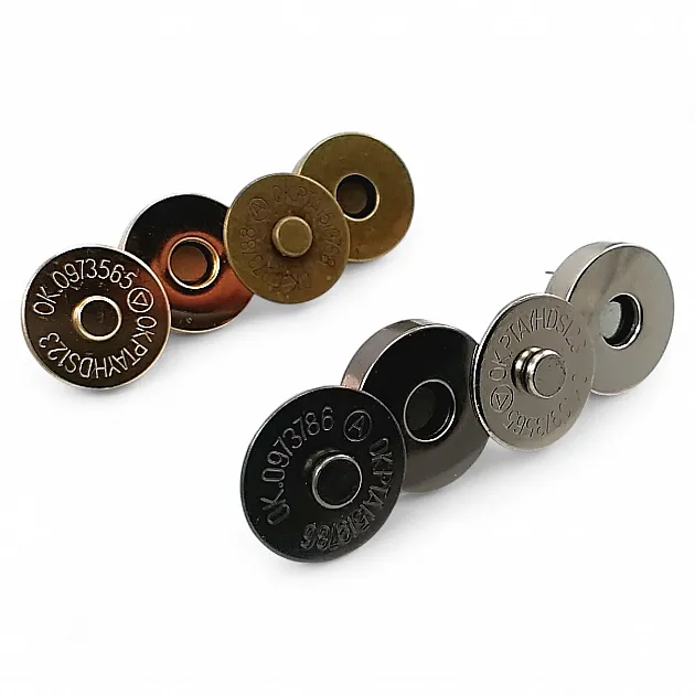 Çanta Mıknatısı 18 mm - Mıknatıslı Çanta Çıt Çıtı Plus Kalite SB 2824