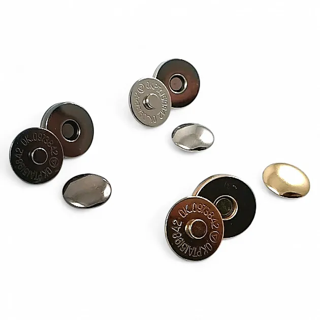Çanta Mıknatısı Tek Taraf Troklu 14 mm - Mıknatıslı Çanta Çıt Çıtı Plus Kalite SB S-611