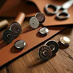 Çanta Mıknatısı Tek Taraf Troklu 14 mm - Mıknatıslı Çanta Çıt Çıtı Plus Kalite SB S-611