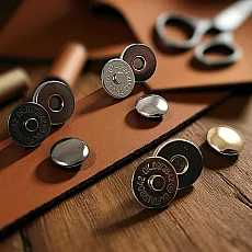 Çanta Mıknatısı Tek Taraf Troklu 14 mm - Mıknatıslı Çanta Çıt Çıtı Plus Kalite SB S-611