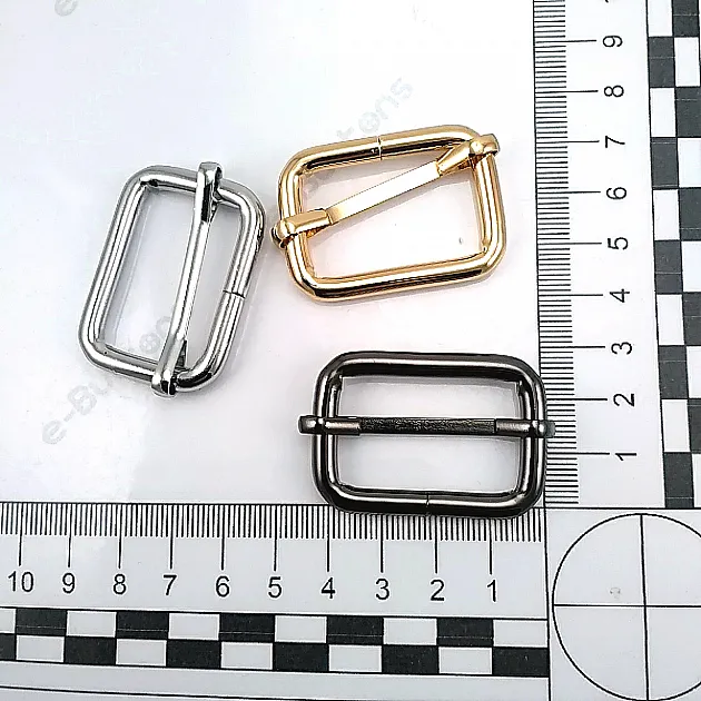 3 cm Strap Adjustment Buckle Single Slider Special Metal Plating Color S 1276