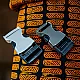 Bandolier Buckle 2 cm -0,78" Snap-On Zamak Buckle Special Production SB 12426