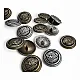 Shank Button 23 mm - 36 L Coat Button with Emblem - 0,90" ERD001ZAM