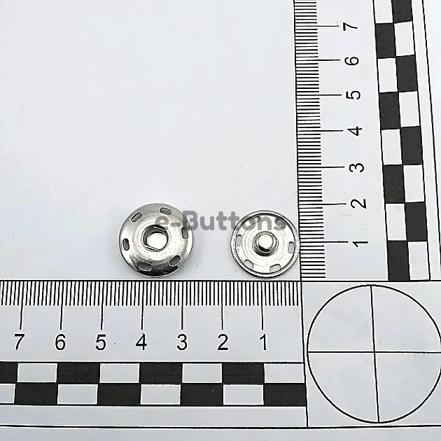 Sew-On Snap Button 19 mm 30 L 3/4" Brass Stainless ERD190PR Sew-On Snap Button 19 mm 30 L 3/4" Brass Stainless ERD190PR