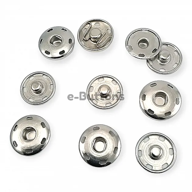 Sew-On Snap Button 19 mm 30 L 3/4" Brass Stainless ERD190PR Sew-On Snap Button 19 mm 30 L 3/4" Brass Stainless ERD190PR