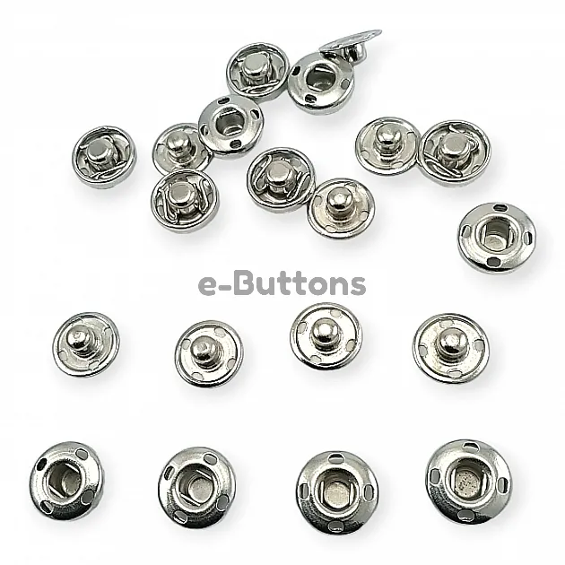 10 mm Sew-On Snap Button 16L / 25/64" Stainless ERD100P4 10 mm Sew-On Snap Button 16L / 25/64" Stainless ERD100P4