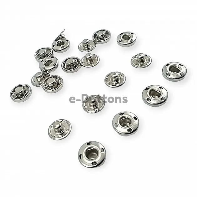 10 mm Sew-On Snap Button 16L / 25/64" Stainless ERD100P4 10 mm Sew-On Snap Button 16L / 25/64" Stainless ERD100P4