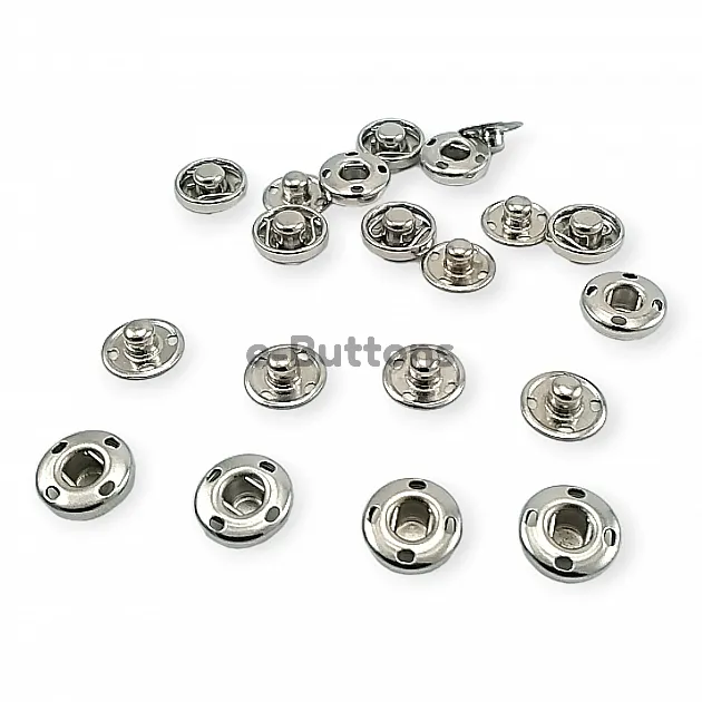 10 mm Sew-On Snap Button 16L / 25/64" Stainless ERD100P4 10 mm Sew-On Snap Button 16L / 25/64" Stainless ERD100P4