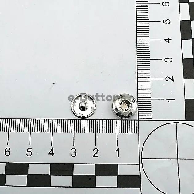 Sew-On Snap Button Brass Stainless 12 mm 20L / 15/32" ERD120PR4