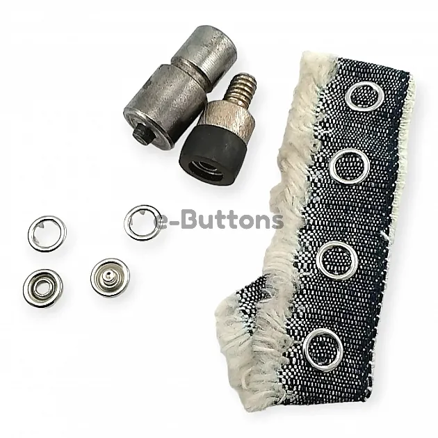 Snap Button For Baby Clothes - 8 mm 0,31" Prong Snap Fasteners 1000 Pieces ERBCLK0008P