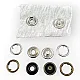 12.5 mm Prong  Snap Fastener 20L - 0.49" Two Side Prong Ring ERC00125TIRPR