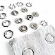 15 mm Prong Snap Fastener 0,59" Large Size Stainles Steel Snap Fastener Whit Double Sided Ring ERC0015TIRPRU
