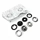 15 mm Prong Snap Fasteners 0,59" Large Size  With Double Sided Ring ERC0015TIRPRU
