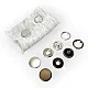Prong Snap Button15 mm - 24L - 0.60 in One Side Ring with Cap Prong Snap Fastener ERC0015TKPR