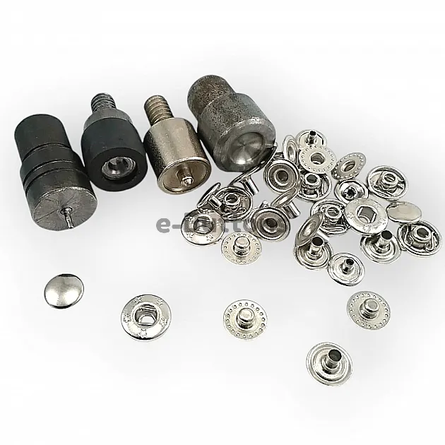 Brass Snap Fastaners 6 mm 8L / 15/64" VT2 Snap Fasteners ERC00PR06 Brass Snap Fastaners 6 mm 8L / 15/64" VT2 Snap Fasteners ERC00PR06