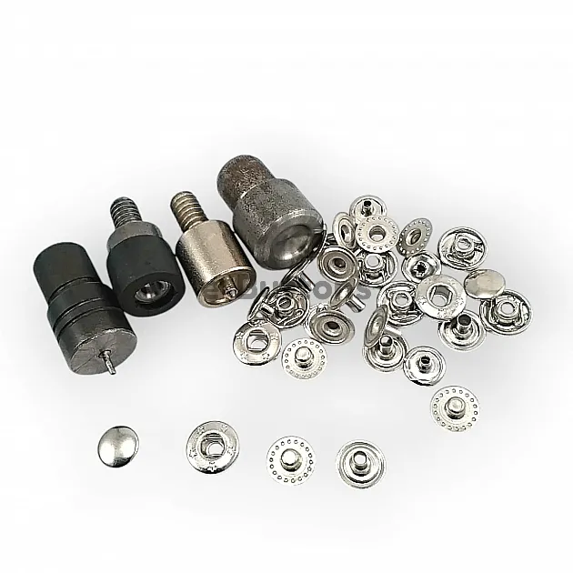 Brass Snap Fastaners 7 mm 10L / 9/32" VT2 Snap Fasteners ERC00PR07 Brass Snap Fastaners 7 mm 10L / 9/32" VT2 Snap Fasteners ERC00PR07