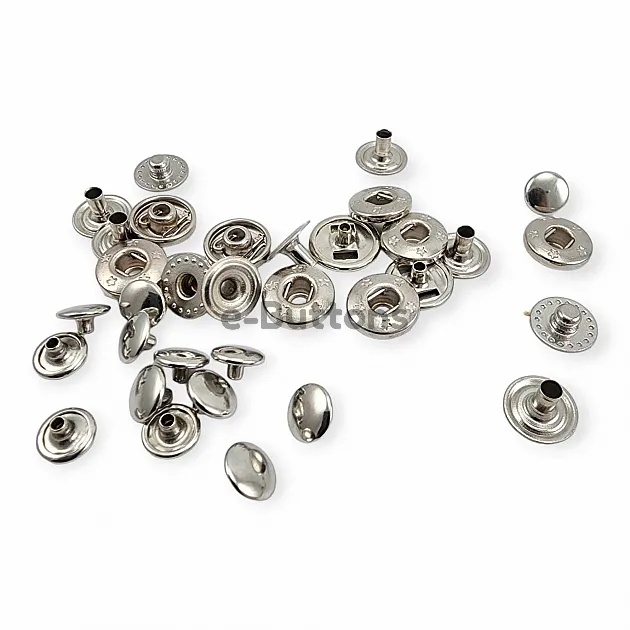 Brass Snap Fastaners 7 mm 10L / 9/32" VT2 Snap Fasteners ERC00PR07 Brass Snap Fastaners 7 mm 10L / 9/32" VT2 Snap Fasteners ERC00PR07