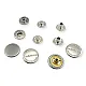 Snap Fasteners Caas 120 Model Coin Type Flat 54 System Brass Set of 4 ERCAAS0120PRP