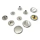 Snap Fasteners Caas 120 Model Coin Type Flat 54 System Brass Set of 4 ERCAAS0120PRP