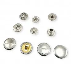 Snap Button Curved 54 System Brass Caas 125 Model 4 Piece Set ERCAAS0125PR