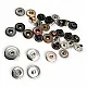 Brass Hidden Snap Button 4 Piece Set Self-Edged - Cap Look ER0077G