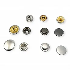 Snap Fasteners Italian Style Curved Coat Snap Deluxe Series 1200 DLX001200B
