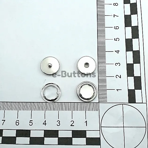 Brass Prong Snap Fasteners For Coat 250 pcs Deluxe Series Single Cap PRV20R300
