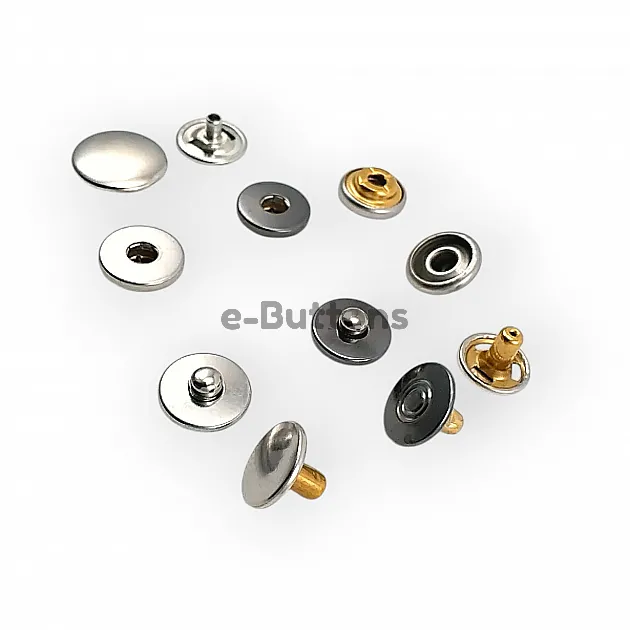 Coat Snap Brass Deluxe Series - Italian Style PRTR600B