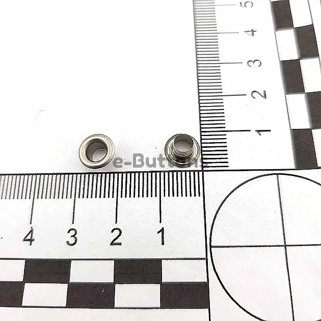 13/64" Stainless Eyelet Inner Diameter 5 mm 1000 Pcs/Pack ER0002PPK
